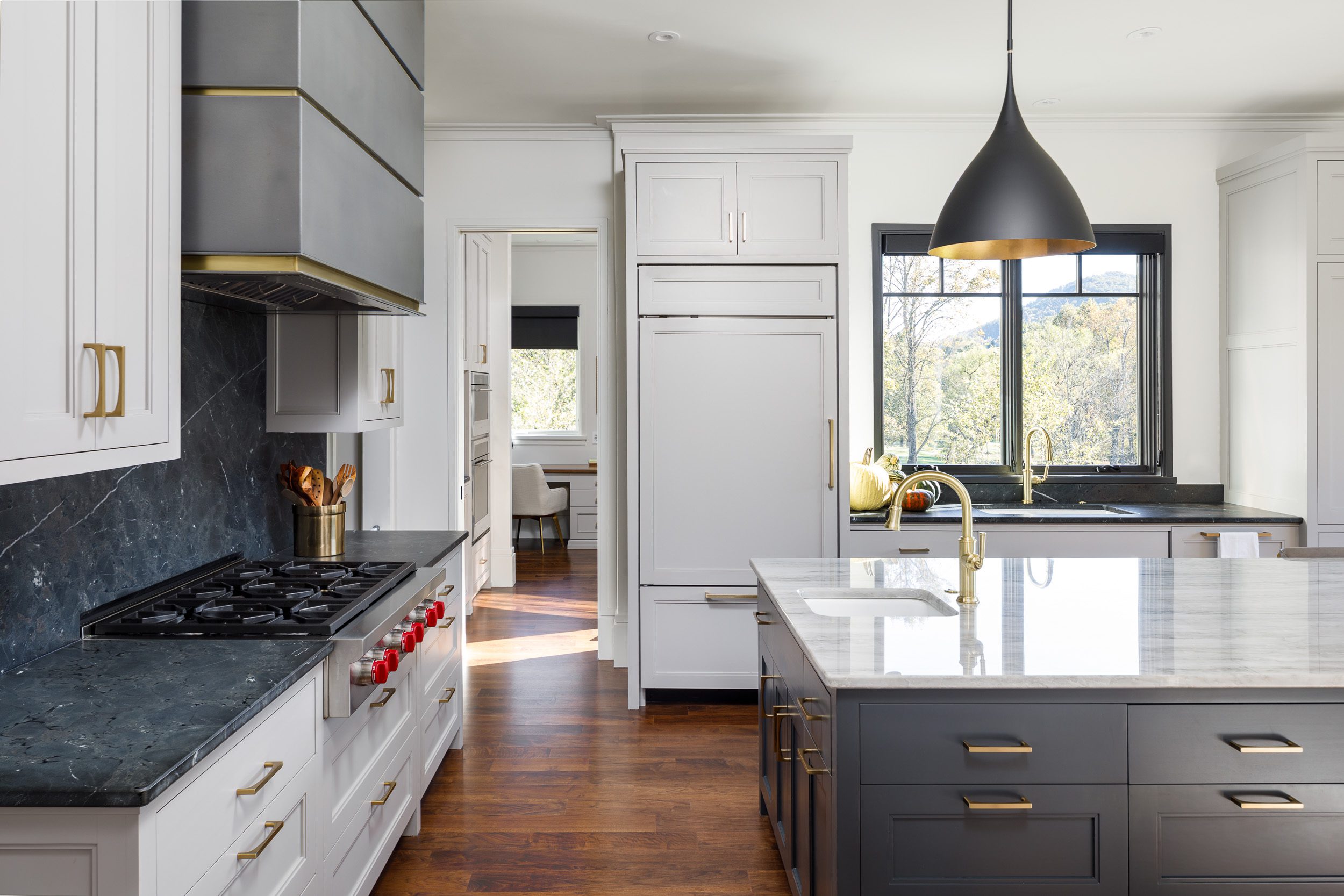 Custom Cabinets at the Cliffs Walnut Cove Home
