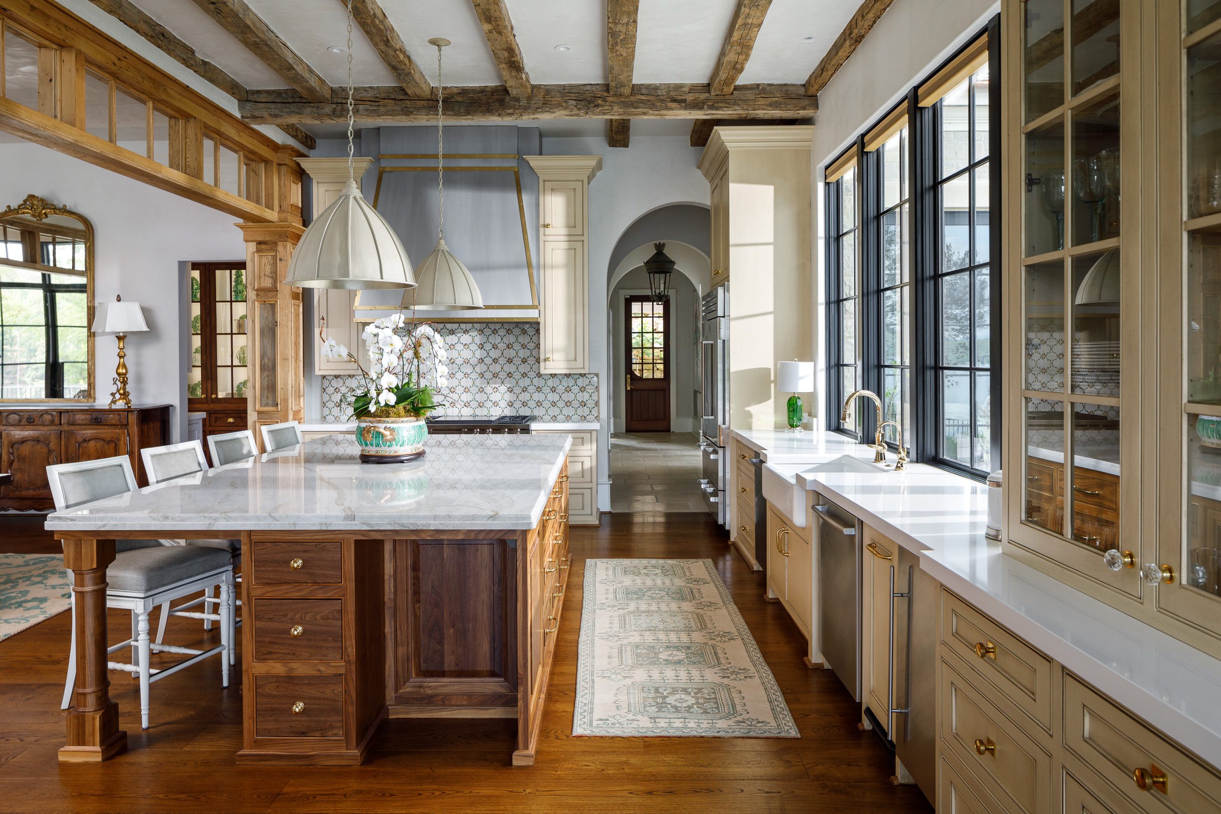 Custom Kitchen Cabinets at the Cliffs at Keowee Springs Home