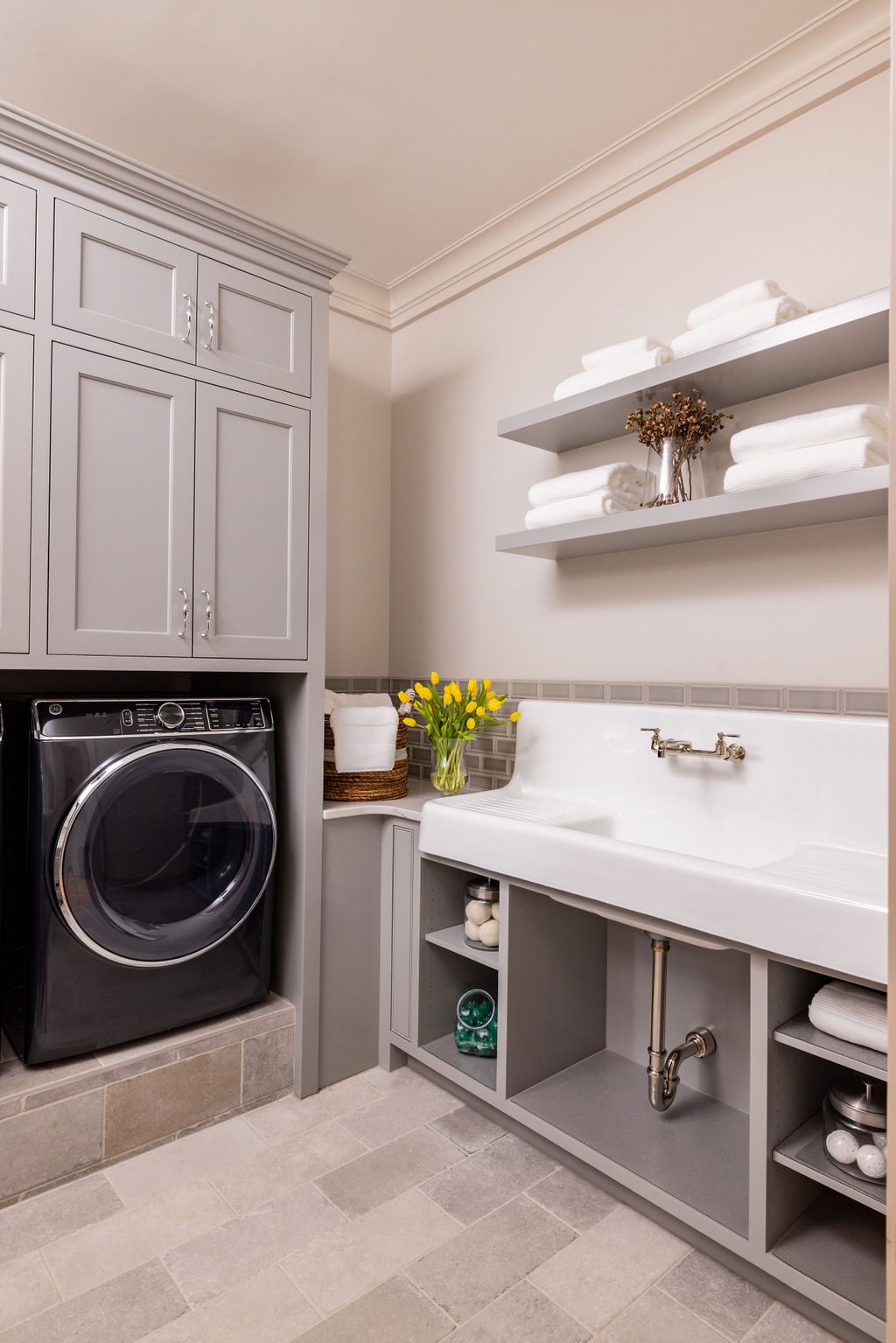 The Reserve at Lake Keowee Custom Lake Home Laundry Room