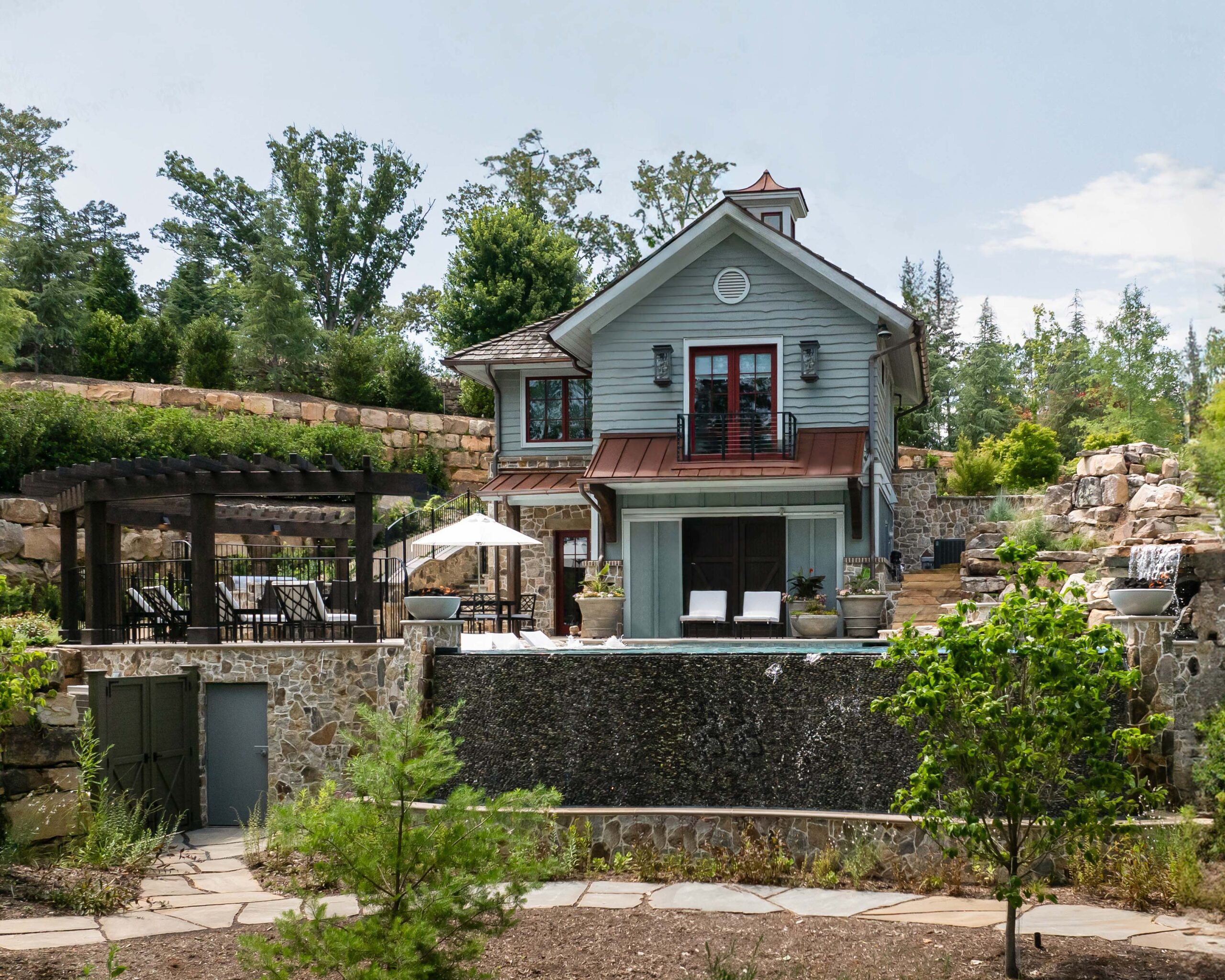 Custom Lake Home at the Reserve at Keowee Pool House