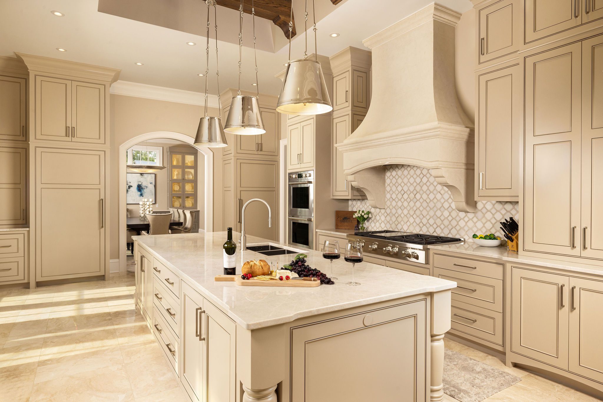 Lake Keowee Home Kitchen Custom Cabinets
